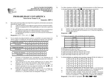 PROBABILIDAD Y ESTADÃSTICA - DivisiÃ³n de Ciencias BÃ¡sicas