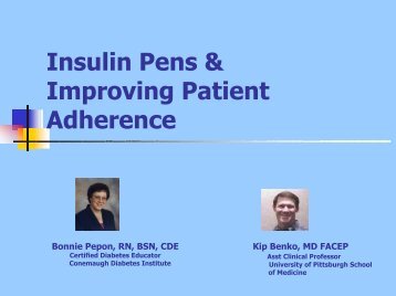 Insulin Pens and Improving Patient Adherence - Free CE Continuing ...