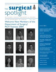 Fall 2004 (PDF) - The Surgical Spotlight