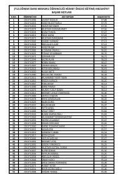 1) Mezuniyet baÅarÄ± sÄ±ralamasÄ± (2 sayfa)