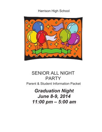 Senior All Night Party Info - Farmington Public Schools