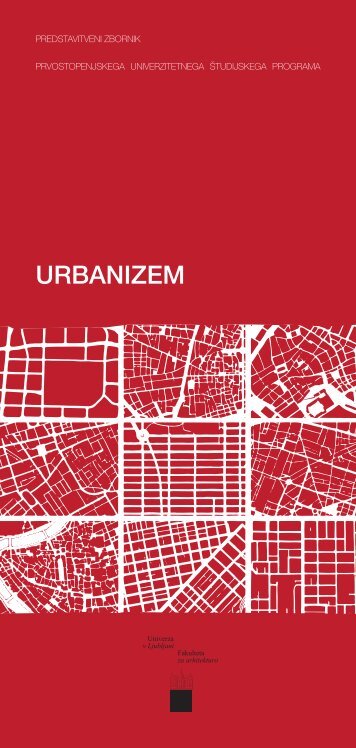 URBANIZEM - Fakulteta za arhitekturo - Univerza v Ljubljani