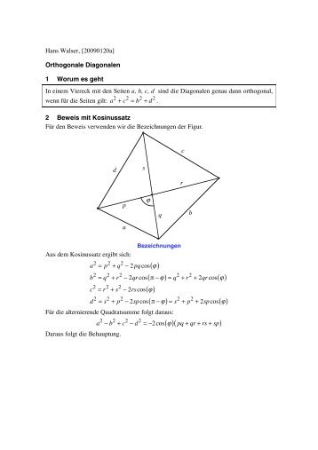 Orthogonale Diagonalen.pdf - Hans & Meta Walser