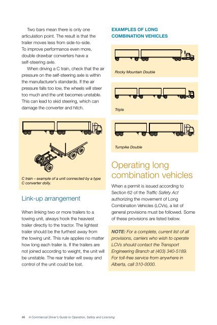 Commercial driver's guide to operation, safety and licensing