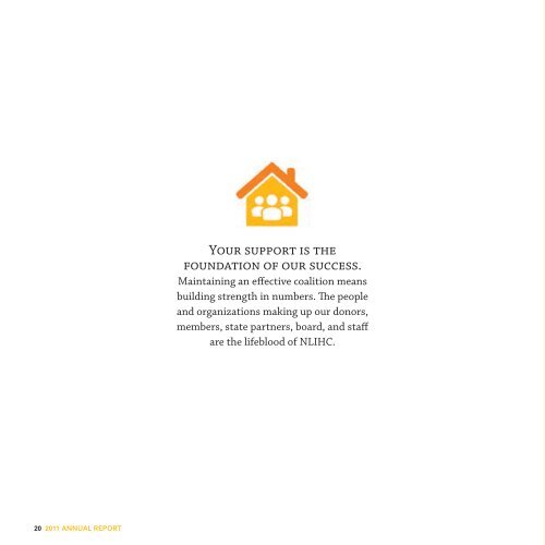 2011 ANNUAL REPORT - National Low Income Housing Coalition