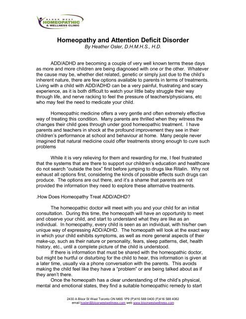 Homeopathy and Attention Deficit Disorder.pdf - ADHD Info Centre