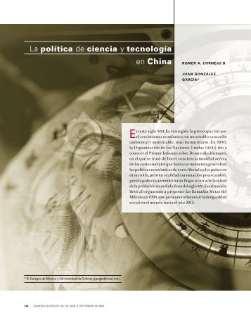 la política de ciencia y tecnología en China - revista de comercio ...