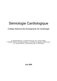 Semiologie Cardiologique compressÃ©