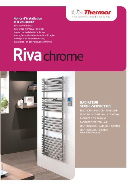 Radiateur sèche-serviettes Electrique - RIVA Chrome - THERMOR