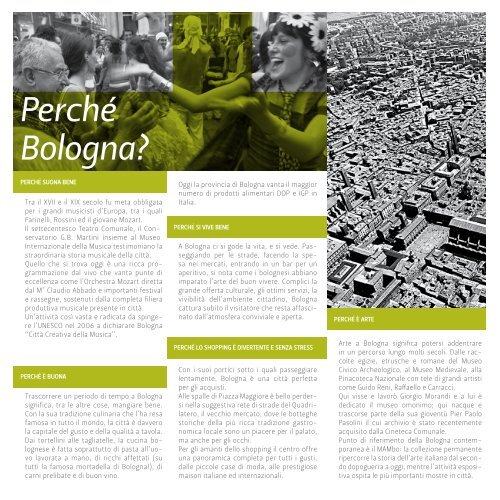 Bologna si presenta (solo pdf) - Bologna Welcome