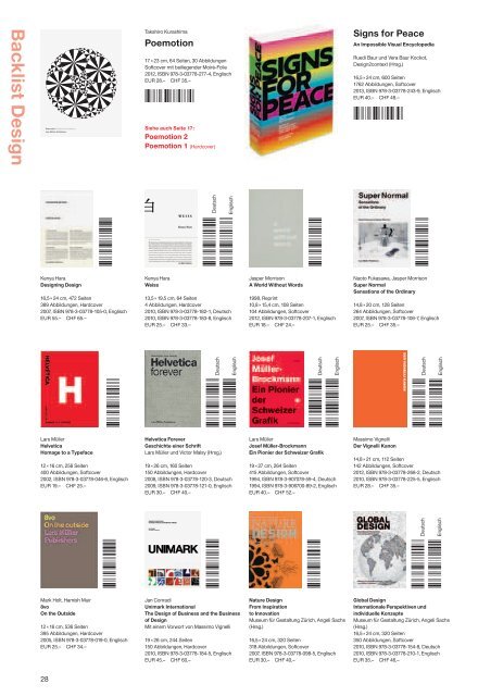 PDF â Deutsch, Herbst 2013 - Lars MÃ¼ller Publishers