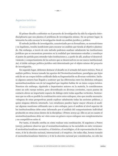 InvestigaciÃ³n en Ciencia PolÃ­tica - Facultad de Trabajo Social