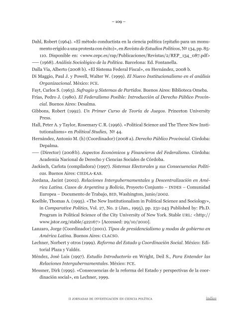 InvestigaciÃ³n en Ciencia PolÃ­tica - Facultad de Trabajo Social