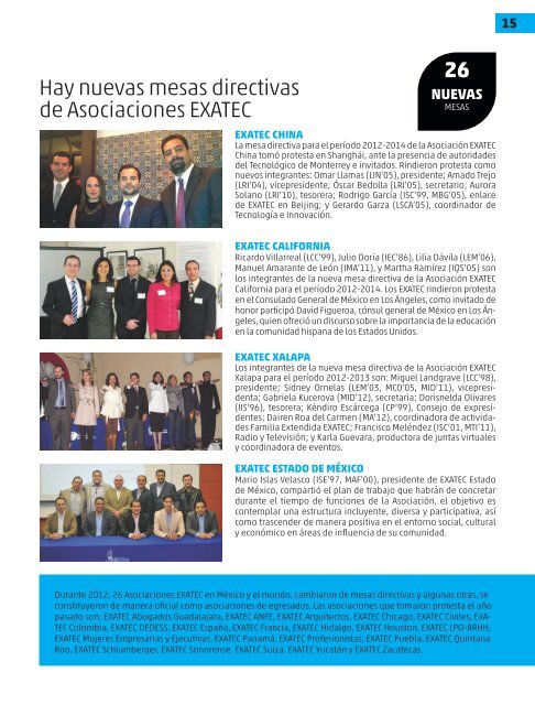 Edición 97 Enero - Marzo 2013. - Exatec - Tecnológico de Monterrey