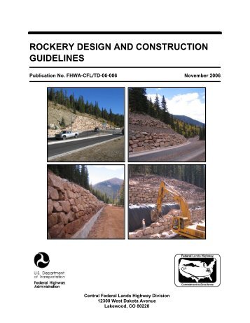 rockery design and construction guidelines - Central Federal Lands ...