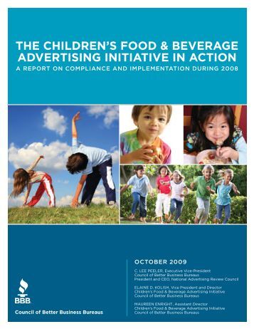 Children S Food And Beverage Advertising Initiative Children S Food And Beverage Advertising Initiative