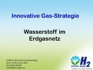 Wasserstoff im Erdgasnetz - FWG Groß-Bieberau