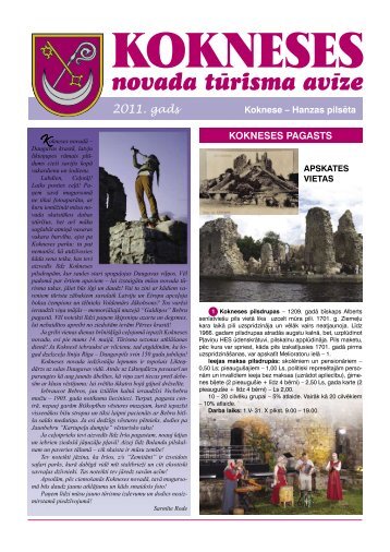Kokneses novada tÅ«risma avÄ«ze 2011