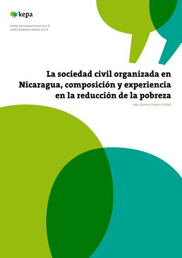 La sociedad civil organizada en Nicaragua, composición y ... - Kepa.fi