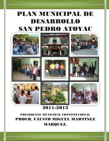 plan municipal de desarrollo san pedro atoyac - finanzasoaxaca.go..