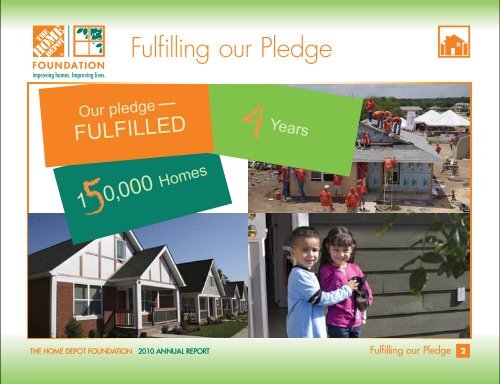 2010 ANNUAL REPORT - The Home Depot Foundation