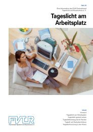 Tageslicht am Arbeitsplatz - FVLR