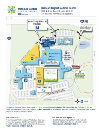 North Entry (Bldg. D) - Missouri Baptist Medical Center