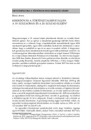 Reho Anna: Kisdedóvás a történeti Kárpátalján a 19. században és ...