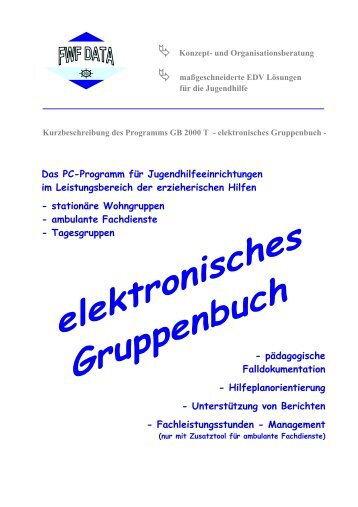 elektronisches Gruppenbuch GB 2000 - FWF DATA * Konzept- und ...