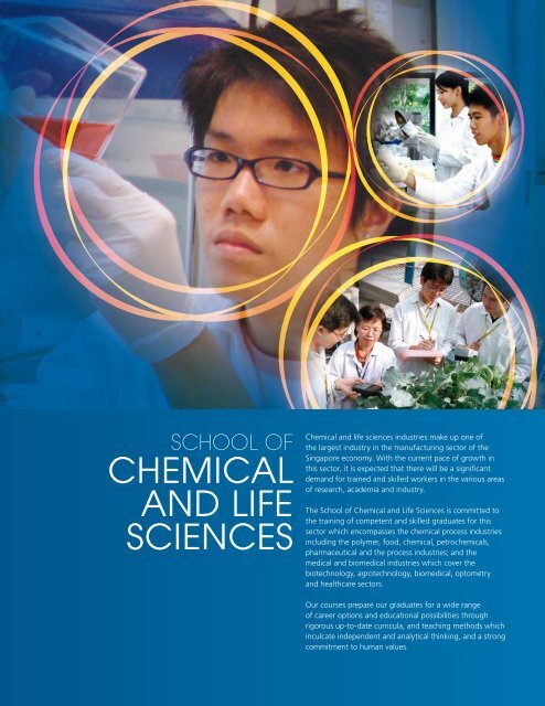 CHEMICAL AND LIFE SCIENCES - Singapore Polytechnic