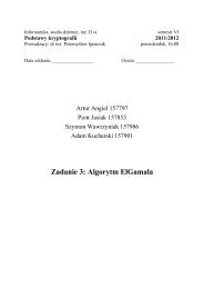 Zadanie 3: Algorytm ElGamala