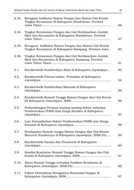 Wilayah Rawan Pangan dan Gizi Kronis di Papua, Kalimantan Barat ...