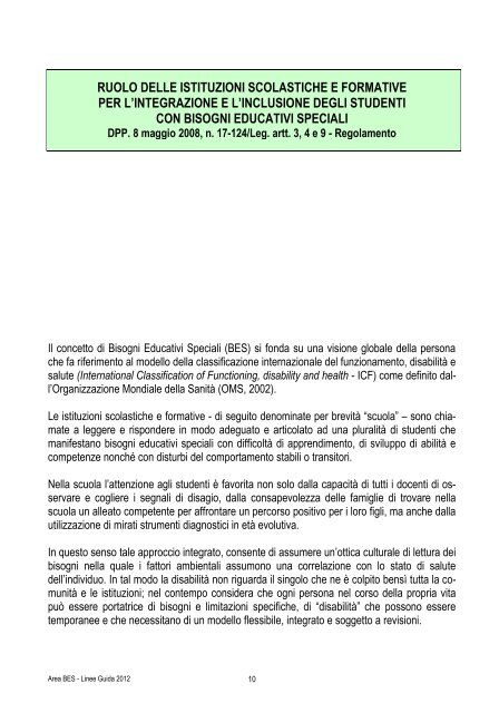 bisogni educativi speciali - VivoScuola