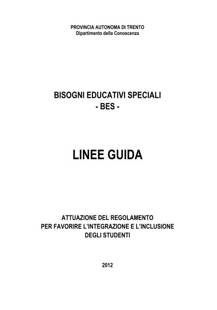 bisogni educativi speciali - VivoScuola