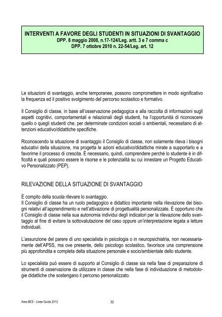 bisogni educativi speciali - VivoScuola