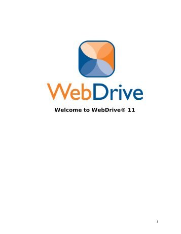 WebDrive User's Guide - South River Technologies