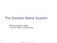 DNS - EE&T Lecture Notes