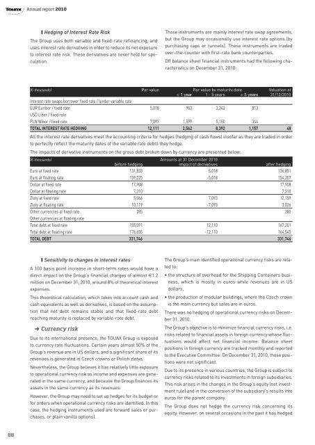 2010 annual report - touax group