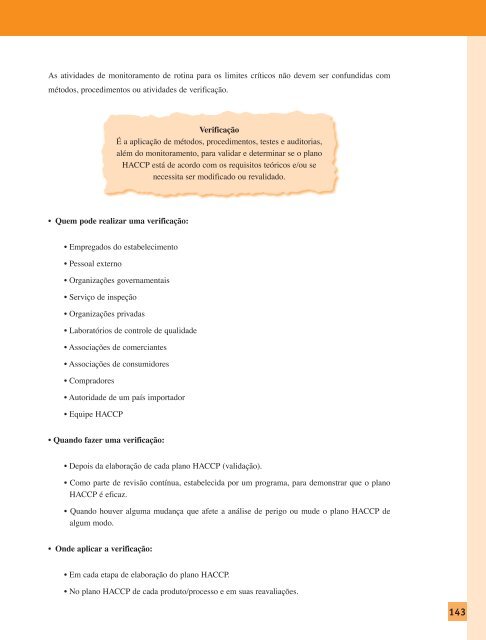 haccp - Inocuidade de Alimentos