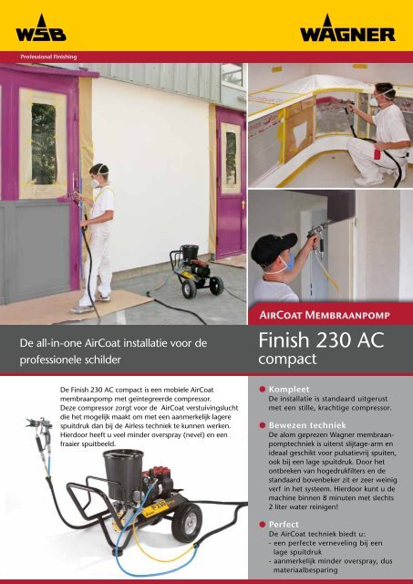 Finish 230 AC Compact op wagen brochure - Wagner