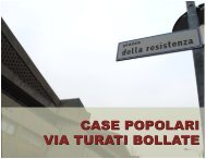 Case Popolari Bollate - Via Turati
