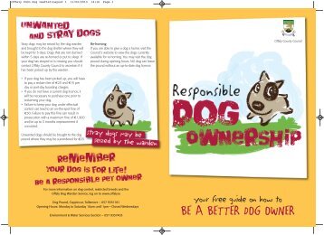 Responsible Dog Ownership - Offaly County Council