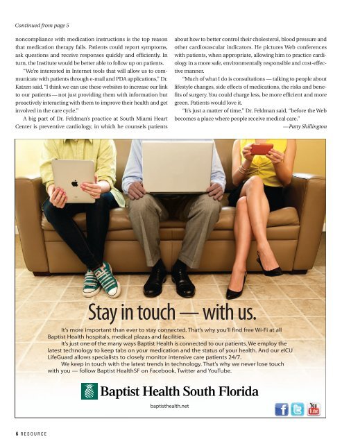 SPRING 2011 - Baptist Health South Florida