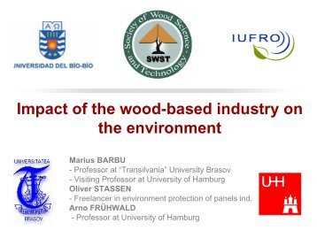 Impact of Wood-Based Panels Industry on the Environment