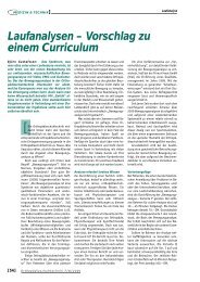 Laufanalysen â Vorschlag zu einem Curriculum - H-P-COSMOS ...