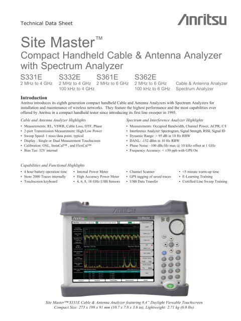 view data sheet - Electro Rent Corporation