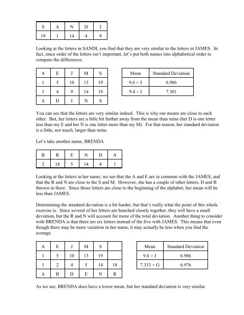 Conversion Table A = 1 B = 2 C = 3 D = 4 E = 5 F = 6 G = 7 H = 8 I ...