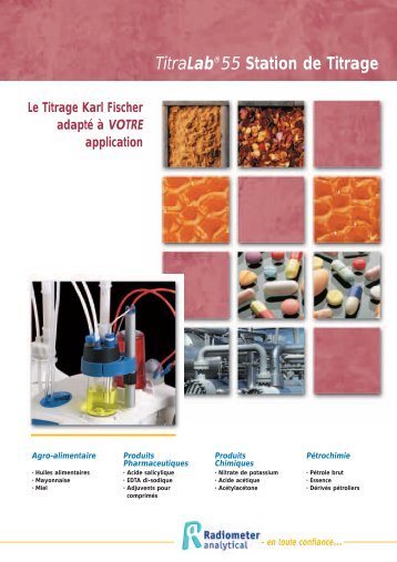 TitraLabÂ® 55 Station de Titrage - Radiometer Analytical