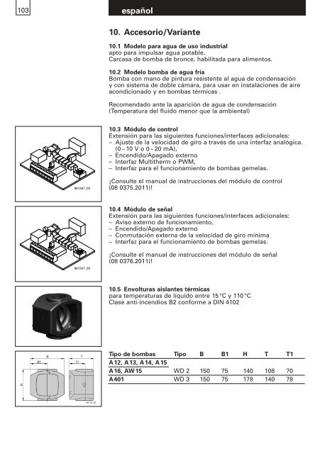 A 12, A 13, A 14, A 15, A 16, A 401 AD 401, AW 15 A 12 KW ... - Biral