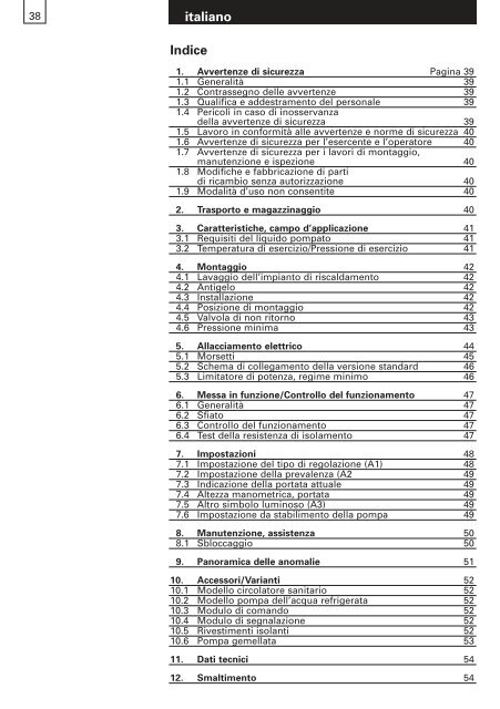 A 12, A 13, A 14, A 15, A 16, A 401 AD 401, AW 15 A 12 KW ... - Biral